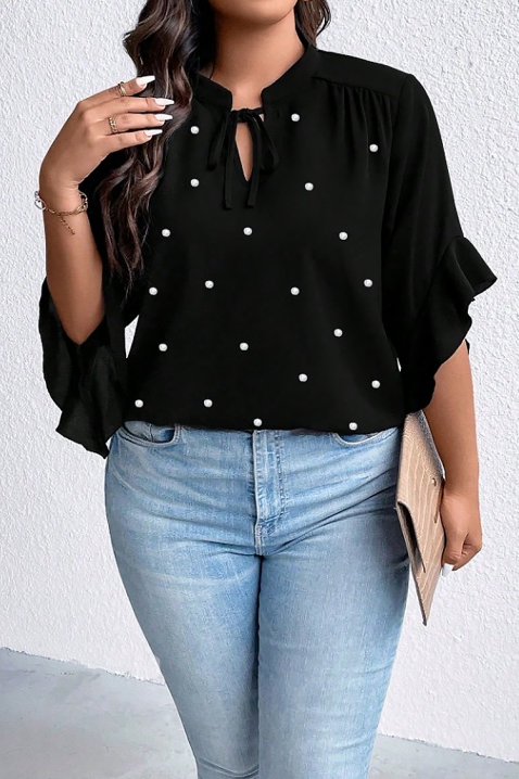 Bluzka ELISANDRINA BLACK, Kolor : czarny, IVET.PL - Modna odzież