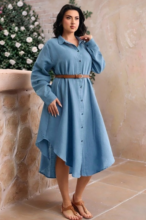 Sukienka GLORIANA, Kolor : chabrowy, IVET.PL - Modna odzież