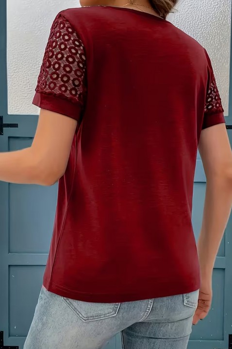 Koszulka ANATEMIDA BORDO, Kolor : bordowy, IVET.PL - Modna odzież