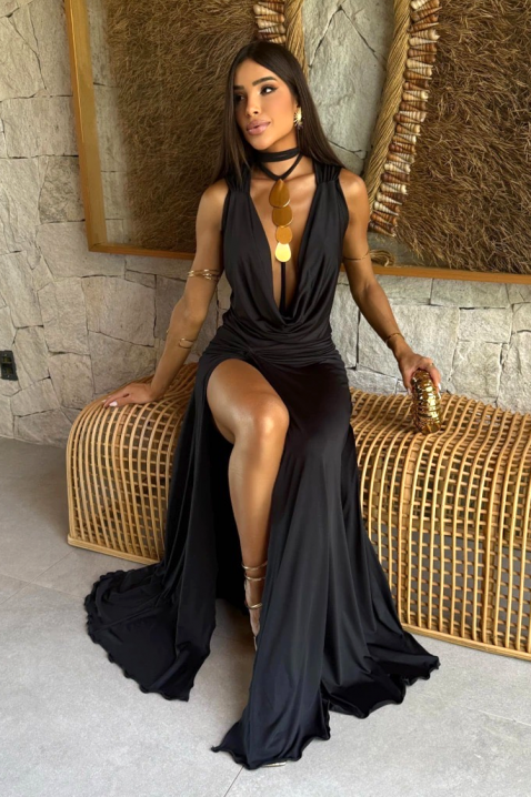 Sukienka GIZELDA, Kolor : czarny, IVET.PL - Modna odzież