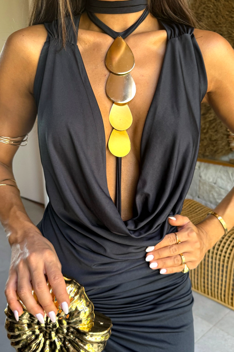 Sukienka GIZELDA, Kolor : czarny, IVET.PL - Modna odzież