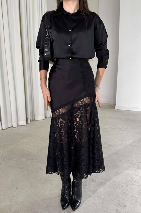 Spódnica DANZOLA BLACK, Kolor : czarny, IVET.PL - Modna odzież