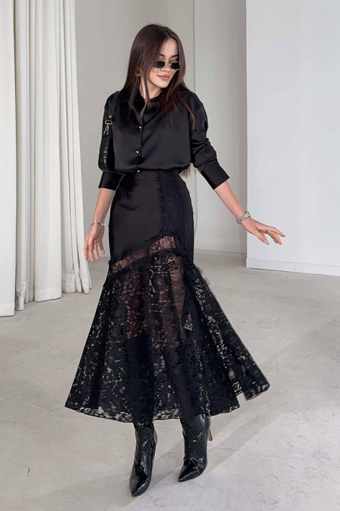 Spódnica DANZOLA BLACK, Kolor : czarny, IVET.PL - Modna odzież