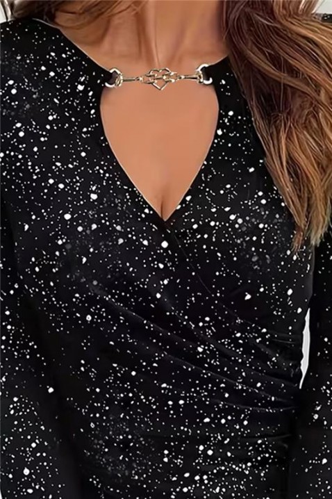 Bluzka AMOLZINA, Kolor : czarny, IVET.PL - Modna odzież