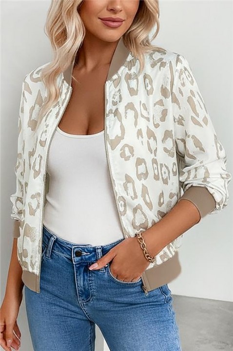 Kurtka LEPRONZA ECRU, Kolor : ecru, IVET.PL - Modna odzież