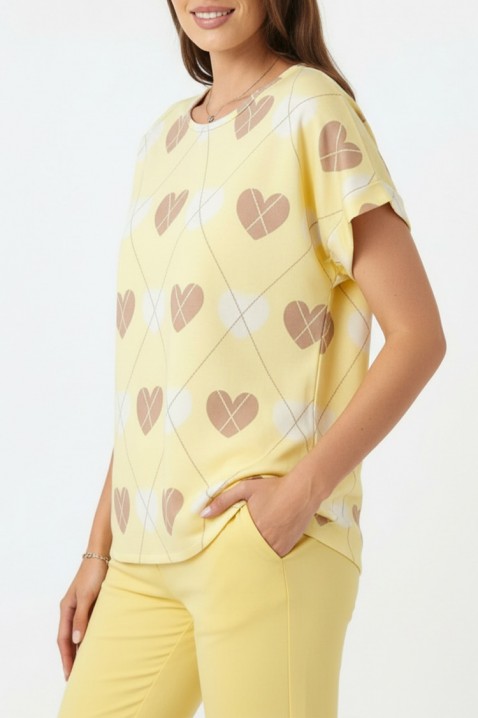 Komplet MELAYA, Kolor : żółty, IVET.PL - Modna odzież