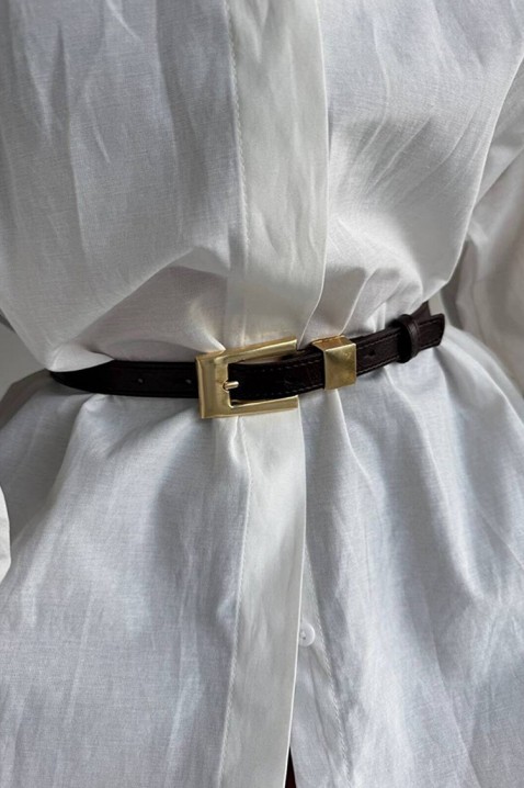 Pasek BELANZA BROWN, Kolor : brązowy, IVET.PL - Modna odzież