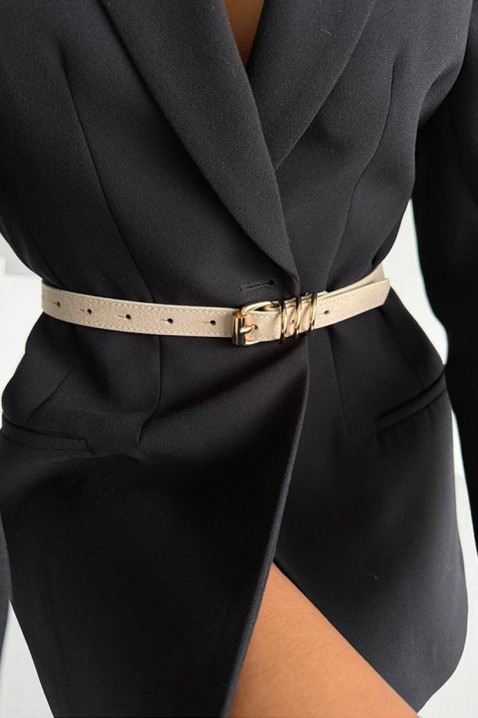 Pasek MASCONZA ECRU, Kolor : ecru, IVET.PL - Modna odzież