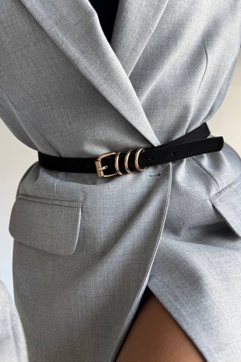 Pasek MASCONZA BLACK, Kolor : czarny, IVET.PL - Modna odzież