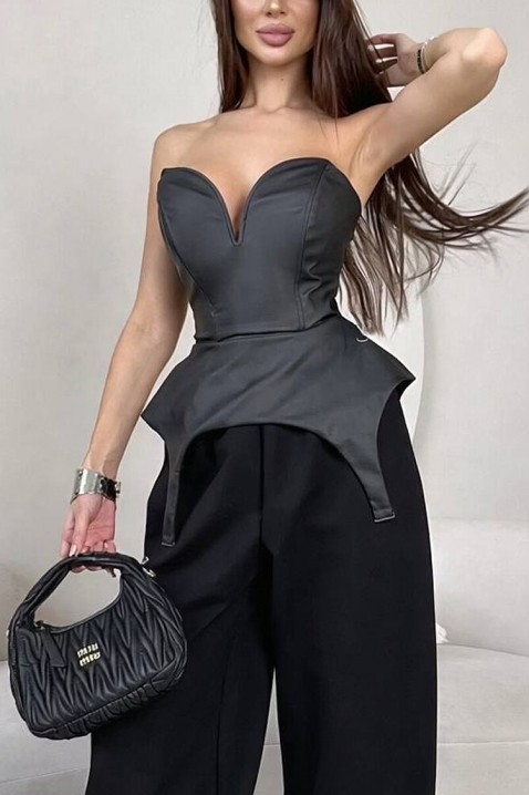 Komplet MELISARA BLACK, Kolor : czarny, IVET.PL - Modna odzież