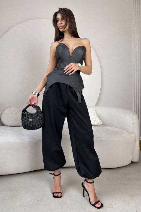 Komplet MELISARA BLACK, Kolor : czarny, IVET.PL - Modna odzież