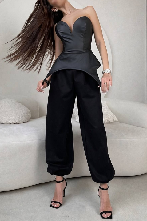 Komplet MELISARA BLACK, Kolor : czarny, IVET.PL - Modna odzież