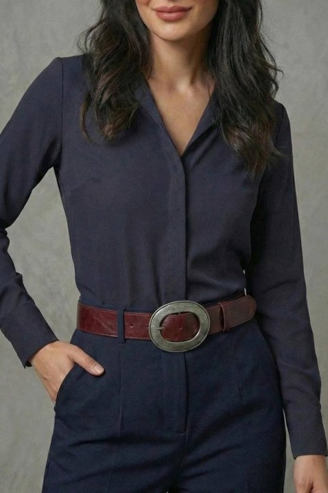 Pasek ERLINZONA BORDO, Kolor : bordowy, IVET.PL - Modna odzież