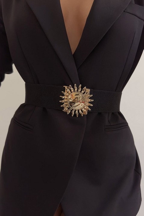 Pasek KLANZONA BLACK, Kolor : czarny, IVET.PL - Modna odzież