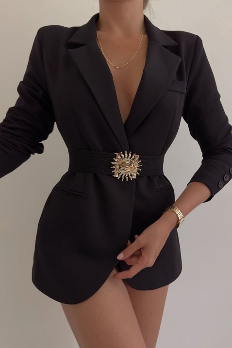 Pasek KLANZONA BLACK, Kolor : czarny, IVET.PL - Modna odzież