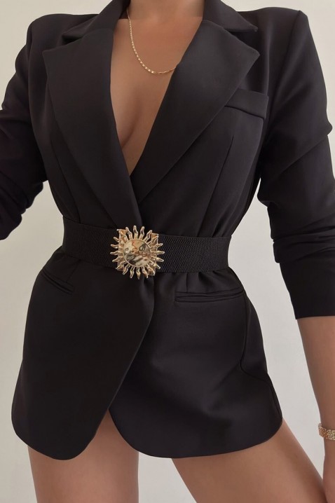 Pasek KLANZONA BLACK, Kolor : czarny, IVET.PL - Modna odzież