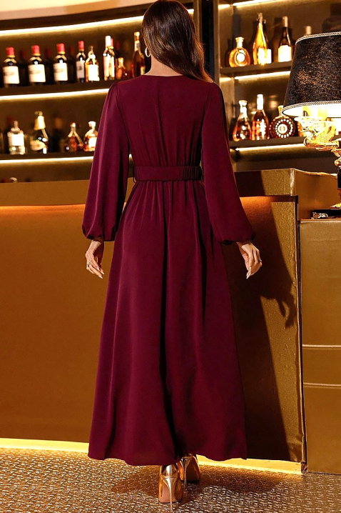 Sukienka LEYLIA BORDO, Kolor : bordowy, IVET.PL - Modna odzież