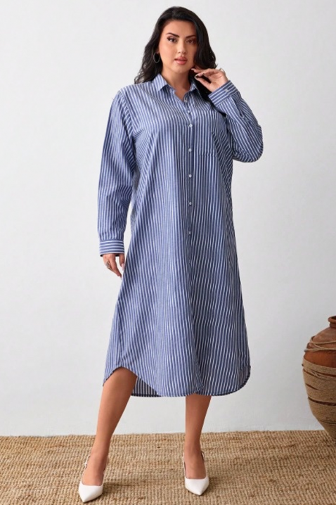 Sukienka EMILEA, Kolor : granatowy z białym, IVET.PL - Modna odzież