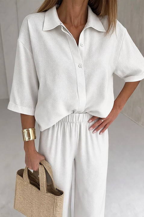 Komplet NATEVINA WHITE, Kolor : biały, IVET.PL - Modna odzież