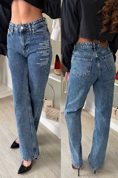 Jeansy ALRINZA, Kolor : chabrowy, IVET.PL - Modna odzież