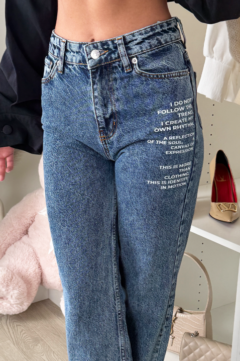 Jeansy ALRINZA, Kolor : chabrowy, IVET.PL - Modna odzież