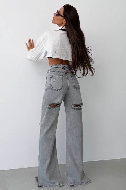 Jeansy BRANIMIRA GREY, Kolor : szary, IVET.PL - Modna odzież