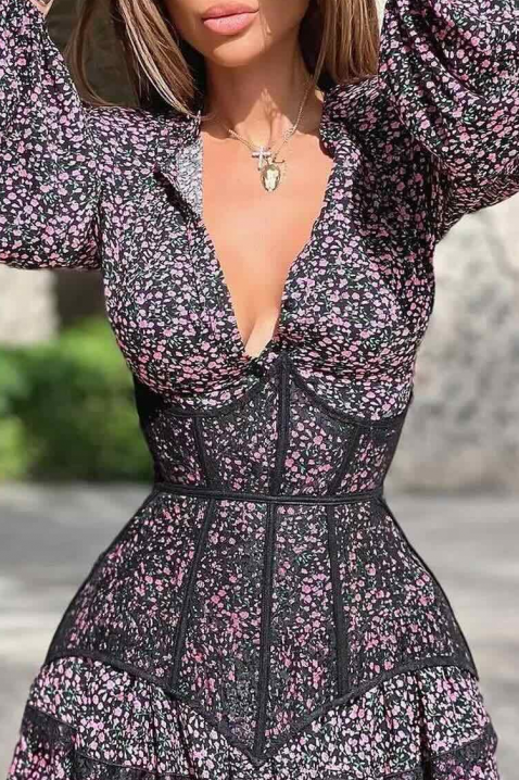 Sukienka AMBERINA, Kolor : wielokolorowy, IVET.PL - Modna odzież