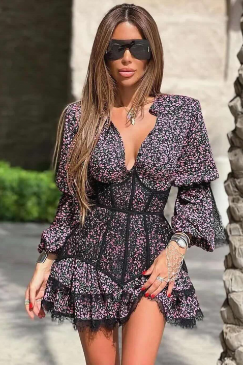 Sukienka AMBERINA, Kolor : wielokolorowy, IVET.PL - Modna odzież