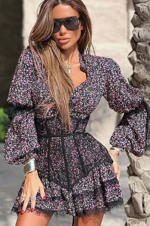 Sukienka AMBERINA, Kolor : wielokolorowy, IVET.PL - Modna odzież