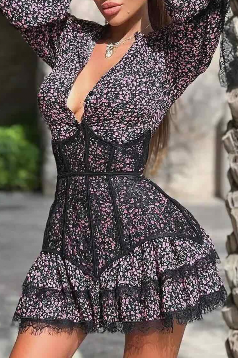 Sukienka AMBERINA, Kolor : wielokolorowy, IVET.PL - Modna odzież