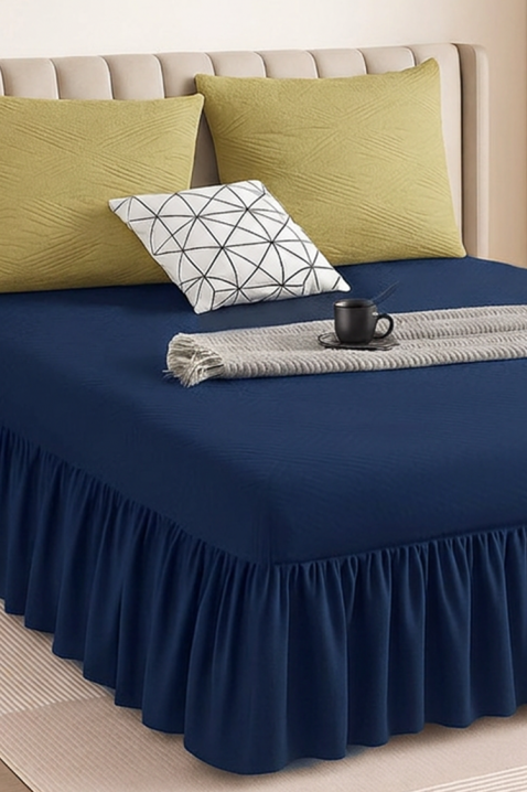 Narzuta na łóżko BENJILFA NAVY 180х200 cm, Kolor : granatowy, IVET.PL - Modna odzież