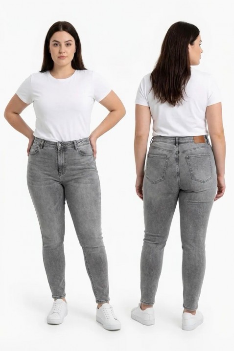 Jeansy ARIETNA GREY, Kolor : szary, IVET.PL - Modna odzież