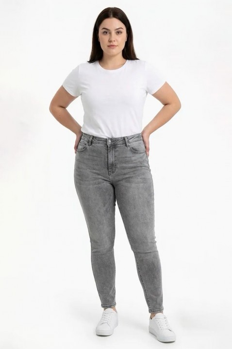 Jeansy ARIETNA GREY, Kolor : szary, IVET.PL - Modna odzież