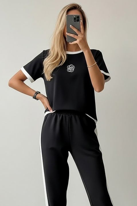 Komplet AMENISIA BLACK, Kolor : czarny, IVET.PL - Modna odzież