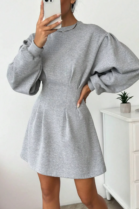 Sukienka ELISABETA, Kolor : szary, IVET.PL - Modna odzież