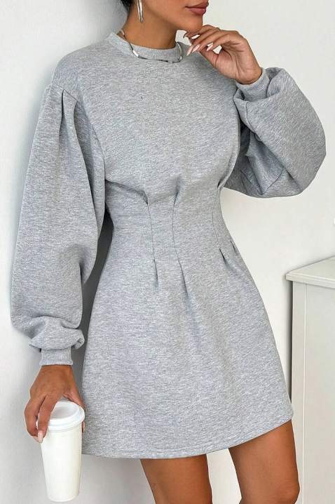 Sukienka ELISABETA, Kolor : szary, IVET.PL - Modna odzież