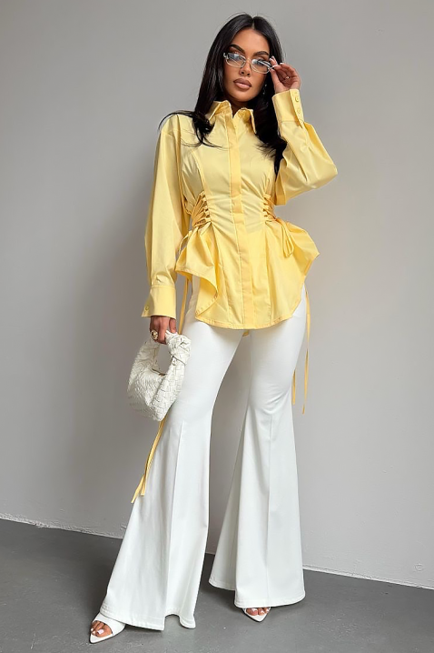 Koszula VIONEZA YELLOW, Kolor : żółty, IVET.PL - Modna odzież