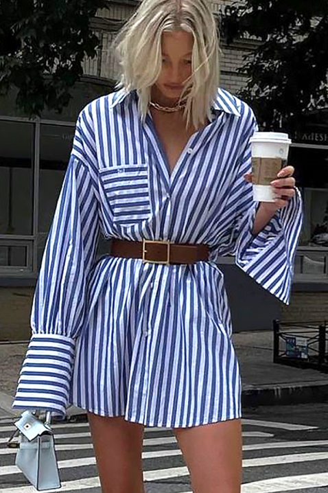 Sukienka SIFOLZA, Kolor : chabrowy, IVET.PL - Modna odzież