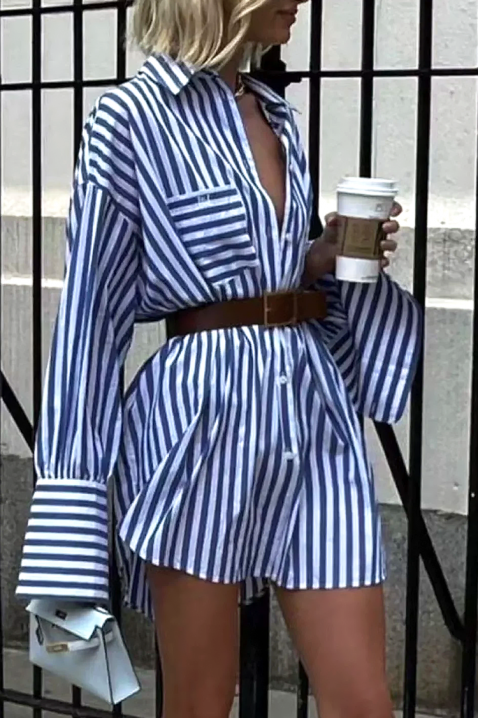 Sukienka SIFOLZA, Kolor : chabrowy, IVET.PL - Modna odzież