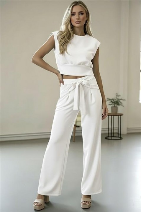 Komplet TREBLONDA WHITE, Kolor : biały, IVET.PL - Modna odzież