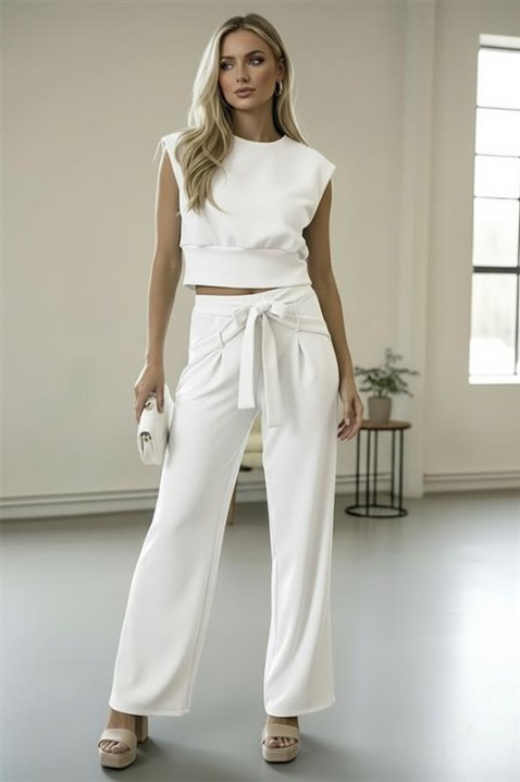 Komplet TREBLONDA WHITE, Kolor : biały, IVET.PL - Modna odzież