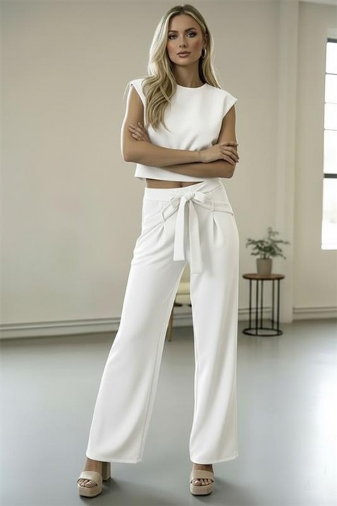 Komplet TREBLONDA WHITE, Kolor : biały, IVET.PL - Modna odzież