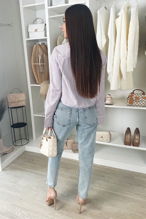 Jeansy VROLNENZA, Kolor : błękitny, IVET.PL - Modna odzież