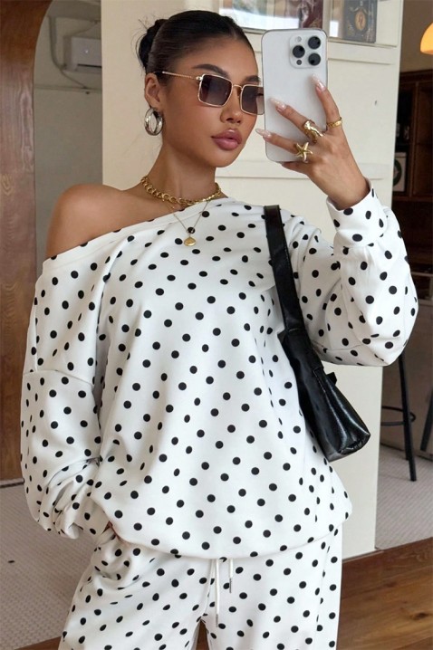 Komplet DEVISA, Kolor : biały, IVET.PL - Modna odzież