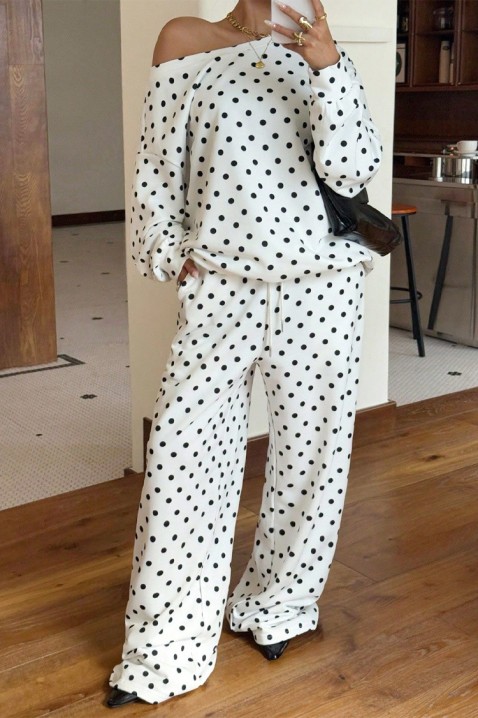 Komplet DEVISA, Kolor : biały, IVET.PL - Modna odzież