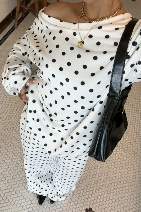 Komplet DEVISA, Kolor : biały, IVET.PL - Modna odzież