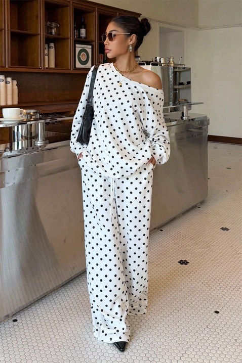 Komplet DEVISA, Kolor : biały, IVET.PL - Modna odzież