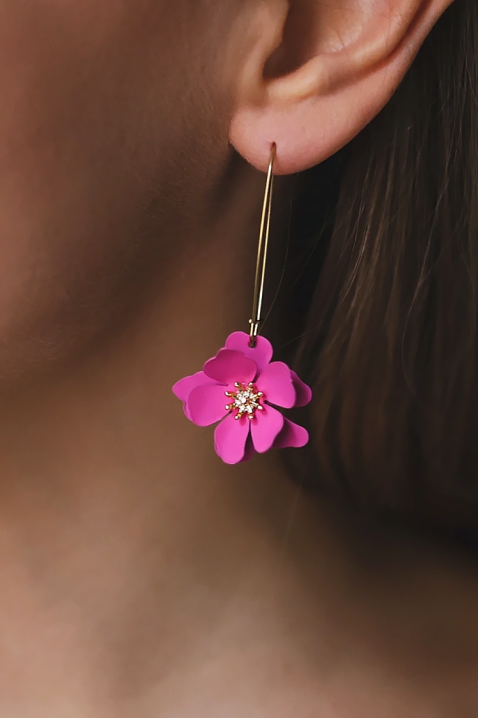 Kolczyki BILIANZA, Kolor : fuksja, IVET.PL - Modna odzież