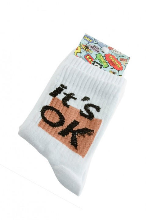 Skarpety ELEXIA, Kolor : biały, IVET.PL - Modna odzież