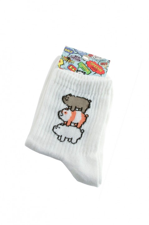 Skarpety PAMILITA, Kolor : biały, IVET.PL - Modna odzież